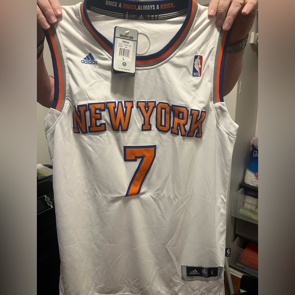 Adidas New York knicks basketball jersey